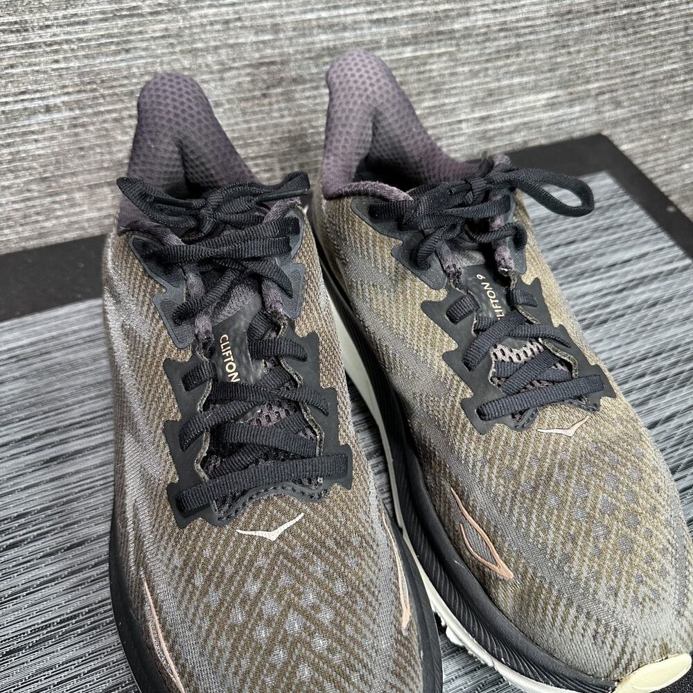 Hoka Clifton 9 Running Shoes Black Rose Gold 1132211 BRGL - Women's 9 B - Picture 6 of 16